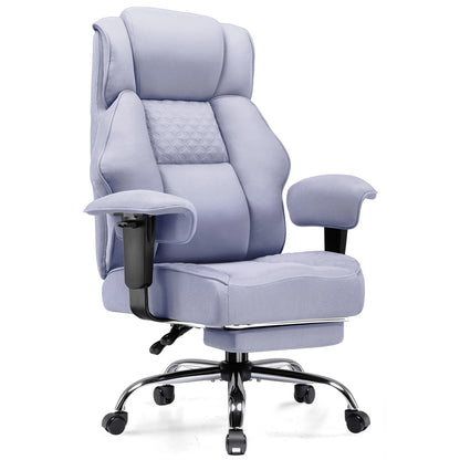 GTPLAYER Gaming Stuhl, breiter Bürostuhl mit Taschenfeder, Ergonomischer PC-Stuhl, Verstellbarer und Drehbarer Schreibtischstuhl