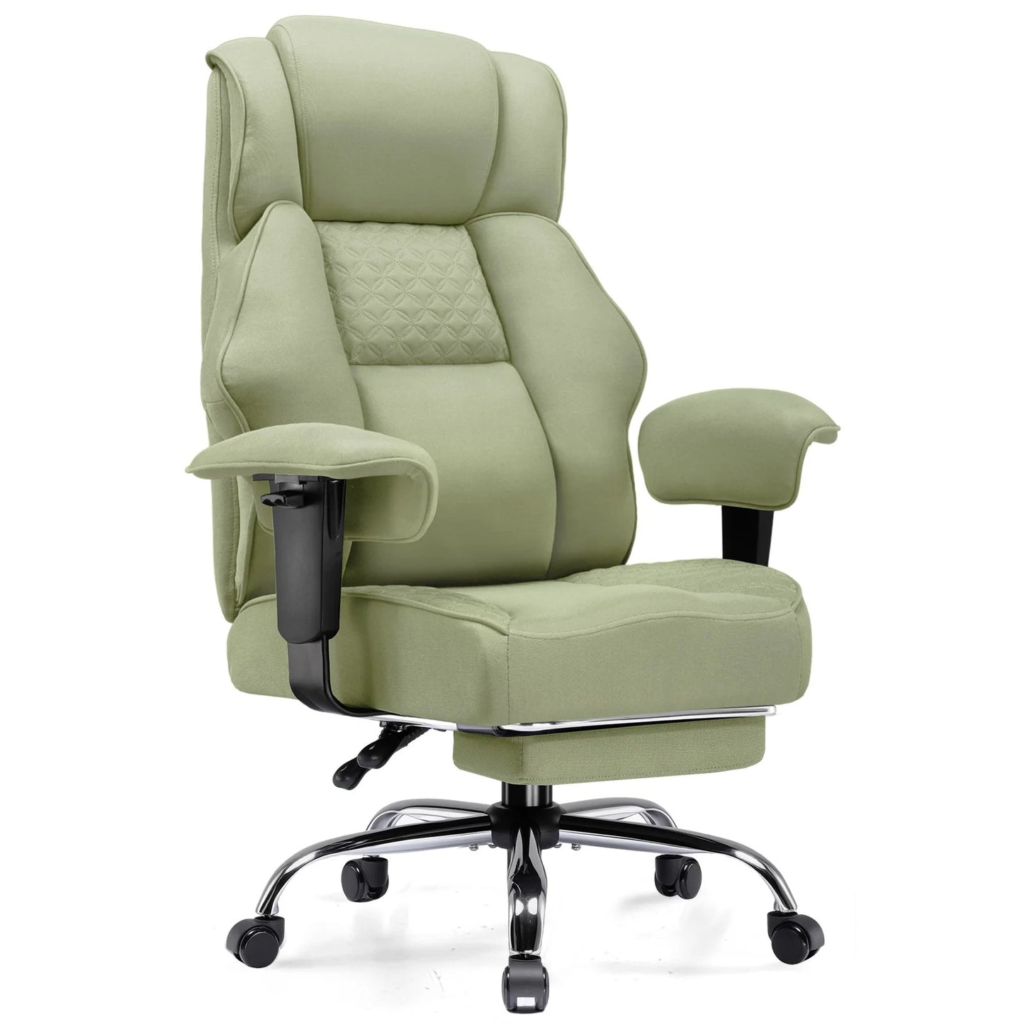GTPLAYER Gaming Stuhl, breiter Bürostuhl mit Taschenfeder, Ergonomischer PC-Stuhl, Verstellbarer und Drehbarer Schreibtischstuhl