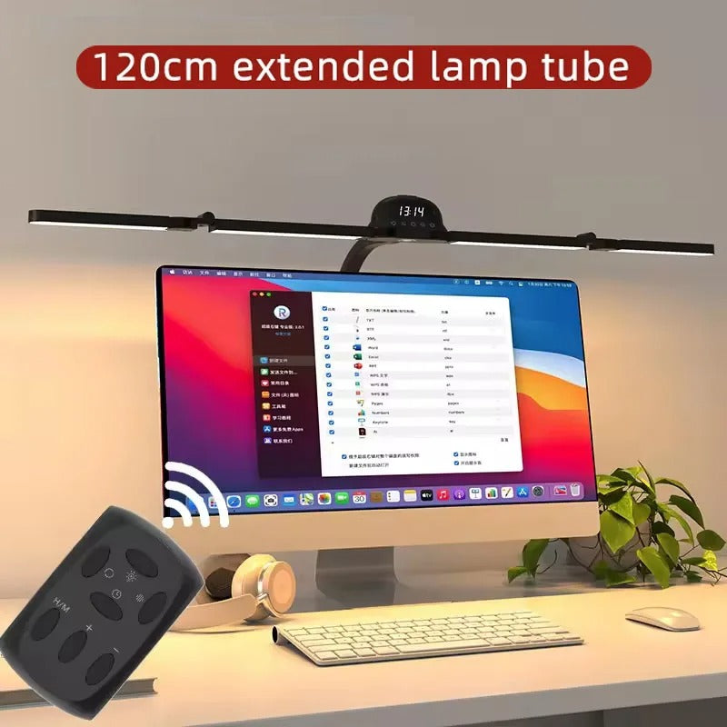 LED-Schreibtischlampe mit Klemme, 5 Modi oder RGB-Licht, flexibler Schwanenhals, EU/US-betrieben, perfekt zum Lesen, Lernen, Büroarbeiten