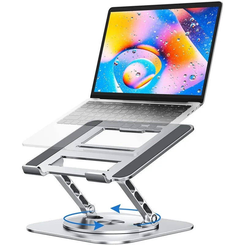 360° drehbarer, verstellbarer Schreibtisch-Laptop-Ständer aus Aluminiumlegierung für MacBook Air Pro, faltbarer Soporte-Notebook-Desktop-Halter, Zubehör