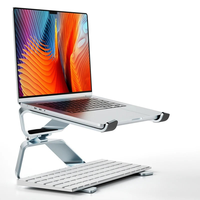 Laptop-Ständer, verstellbarer Notebook-Tablet-Ständer aus Aluminiumlegierung, bis zu 17,3 Zoll Laptop, tragbarer Klapphalter, Kühlhalterung