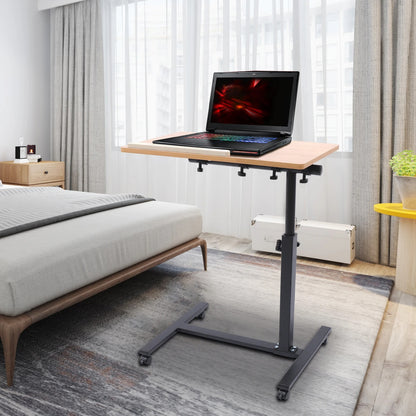 NEUER Verstellbarer Laptop-Tisch 360 ° Drehbarer Tischständer für Mobilgeräte, Home-Office-Ablage, Rollbarer Stehtisch, Computer-Arbeitsstation
