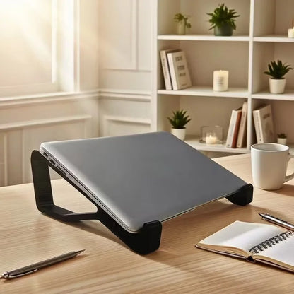 Ergonomisch verstellbarer Laptopständer mit neigbarer und Höhenverstellung – tragbar für MacBook, PC, minimalistisches Design