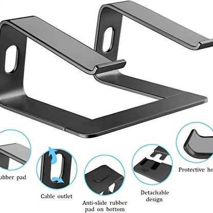Vertikaler Laptopst änder ergonomischer Aluminium-Laptop-Computerst änder Laptop-Riser Notebook-Halterst änder MacBook Pro-Unterstützung