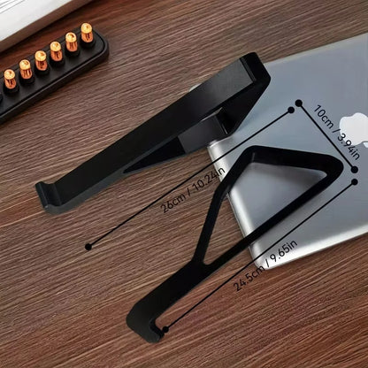 Ergonomisch verstellbarer Laptopständer mit neigbarer und Höhenverstellung – tragbar für MacBook, PC, minimalistisches Design