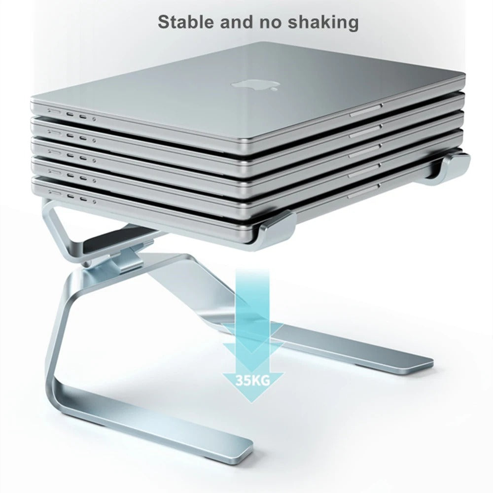 Laptop-Ständer, verstellbarer Notebook-Tablet-Ständer aus Aluminiumlegierung, bis zu 17,3 Zoll Laptop, tragbarer Klapphalter, Kühlhalterung