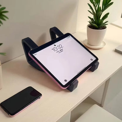 Ergonomisch verstellbarer Laptopständer mit neigbarer und Höhenverstellung – tragbar für MacBook, PC, minimalistisches Design