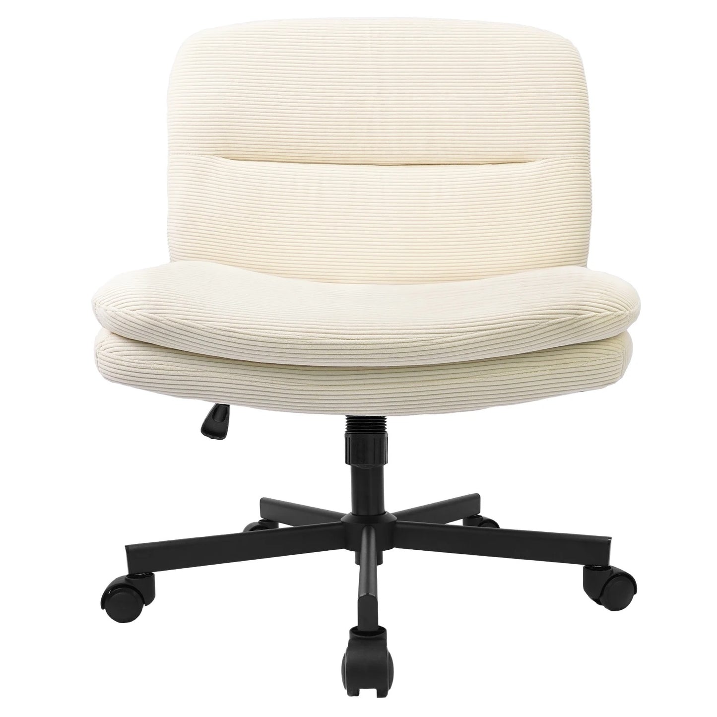 Durrafy Ergonomischer Bürostuhl Moderner Einfacher Stil Esszimmerstuhl Drehstuhl Mit Schwerkraft-Aktivierten Bremsrollen