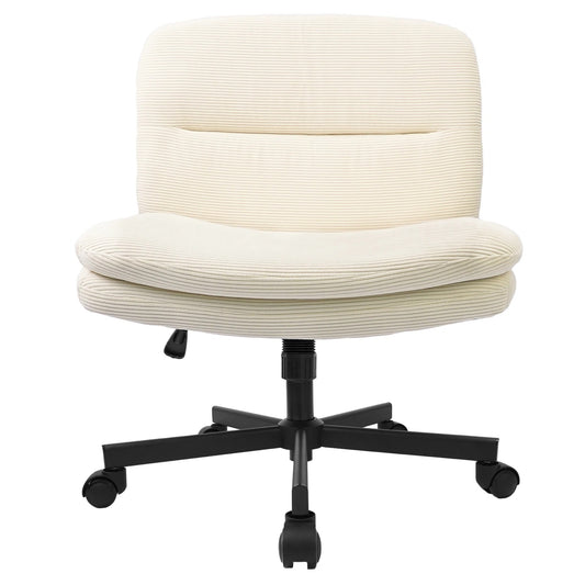 Durrafy Ergonomischer Bürostuhl Moderner Einfacher Stil Esszimmerstuhl Drehstuhl Mit Schwerkraft-Aktivierten Bremsrollen